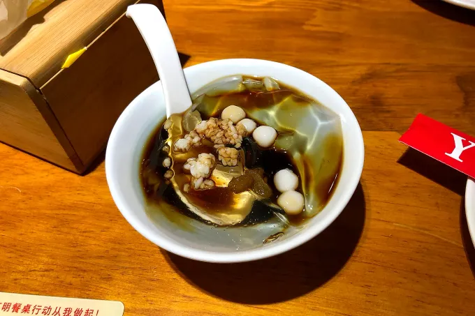 Bingfen glacé – BASHU, restaurant sichuanais à Paris 11ᵉ